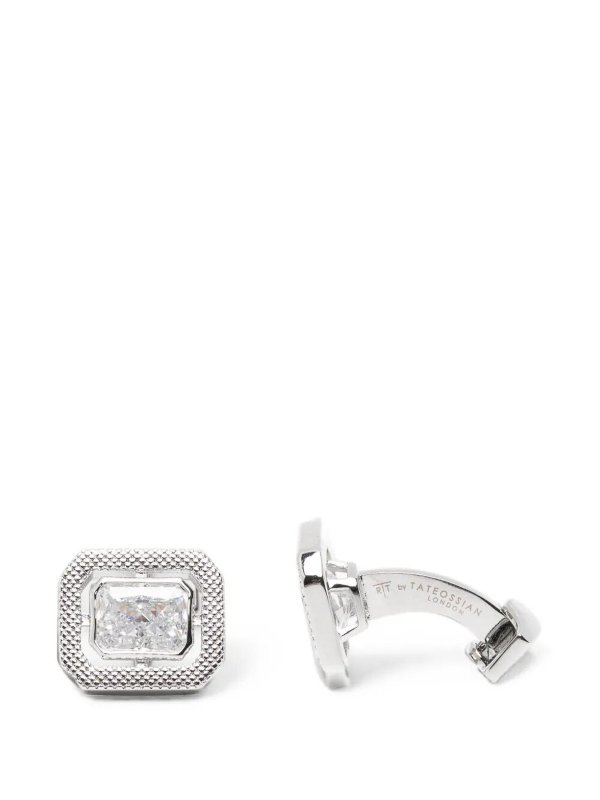 TATEOSSIAN: Cufflinks online - Diamond Pattern Frame Cufflinks