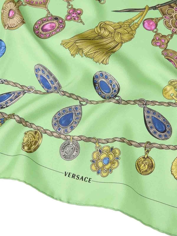 VERSACE: Estolas y chales online - Estola - Verde