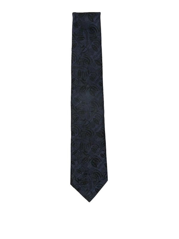 EMPORIO ARMANI: Corbatas y pajaritas - Corbata - Azul