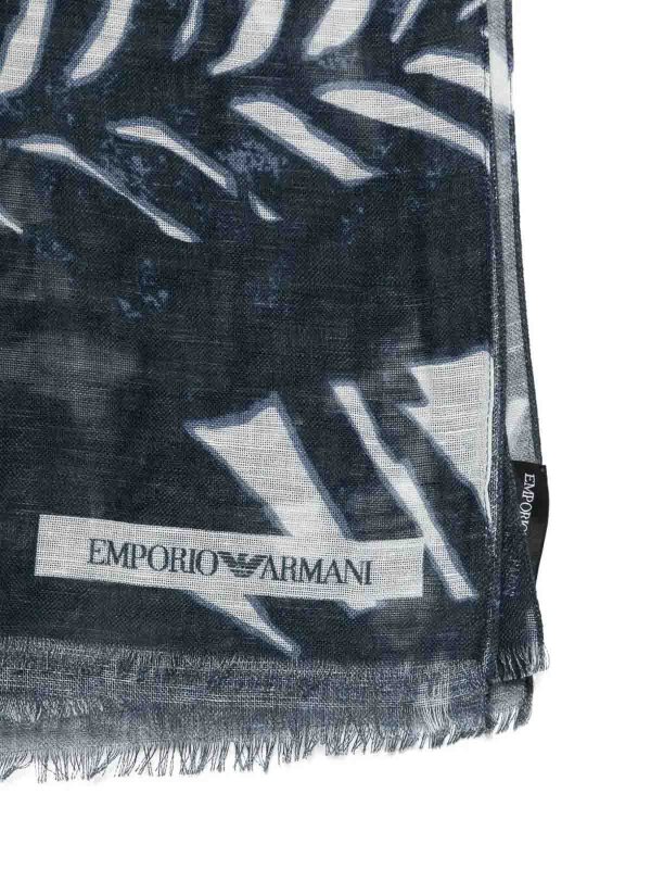 EMPORIO ARMANI: スカーフ online - スカーフ - ブルー
