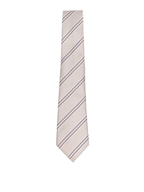 GIORGIO ARMANI: Corbatas y pajaritas - Corbata - Gris