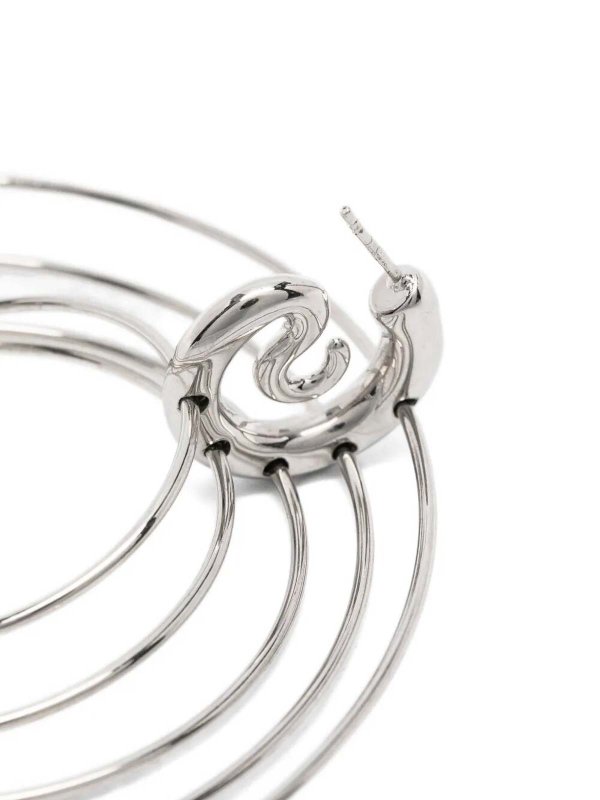 The Best Shops PANCONESI: Earrings - Pierced Serpent Hoops Large