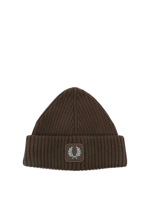 FRED PERRY: Bonnets - Bonnet - Marron