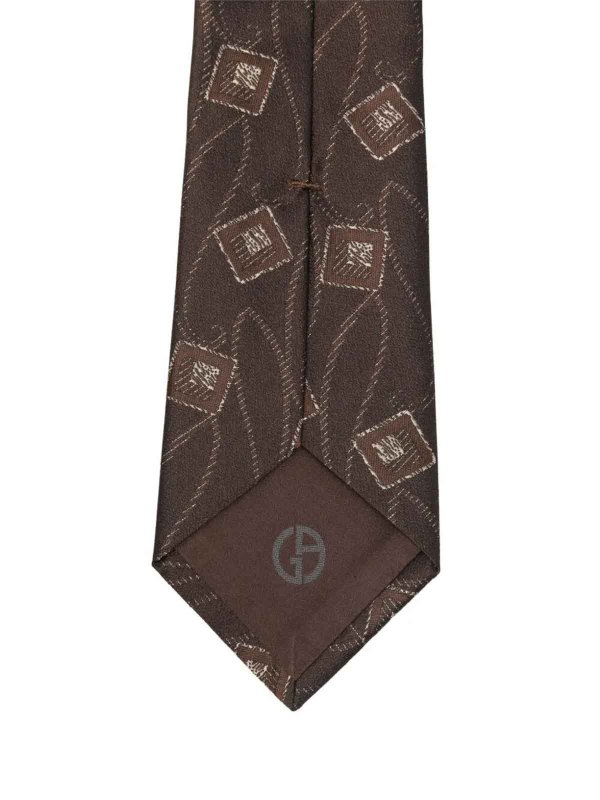GIORGIO ARMANI: Corbatas y pajaritas online - Corbata - Marrón