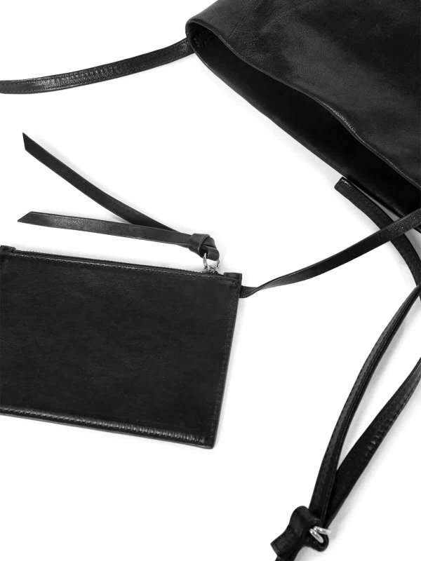 ショルダーバッグ - 黒 shop online: ANN DEMEULEMEESTER