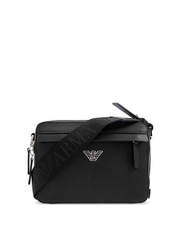 EMPORIO ARMANI: クロスボディバッグ - クロスボディバッグ - 黒