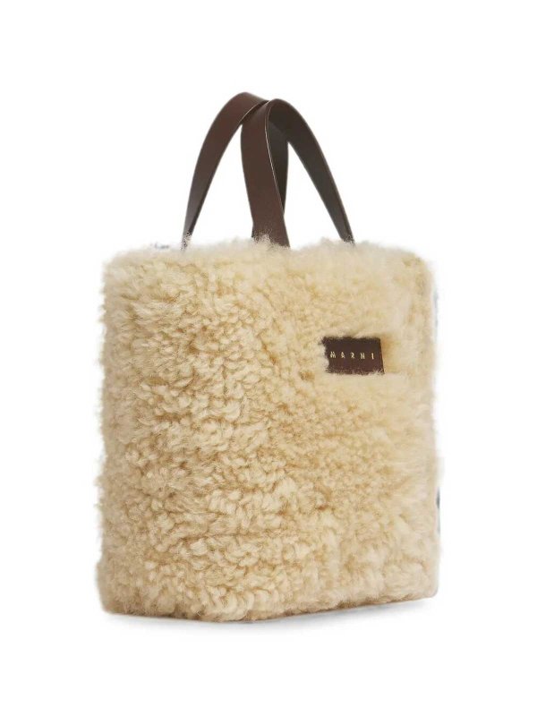 Marni: totes bags online - museo soft mini montone