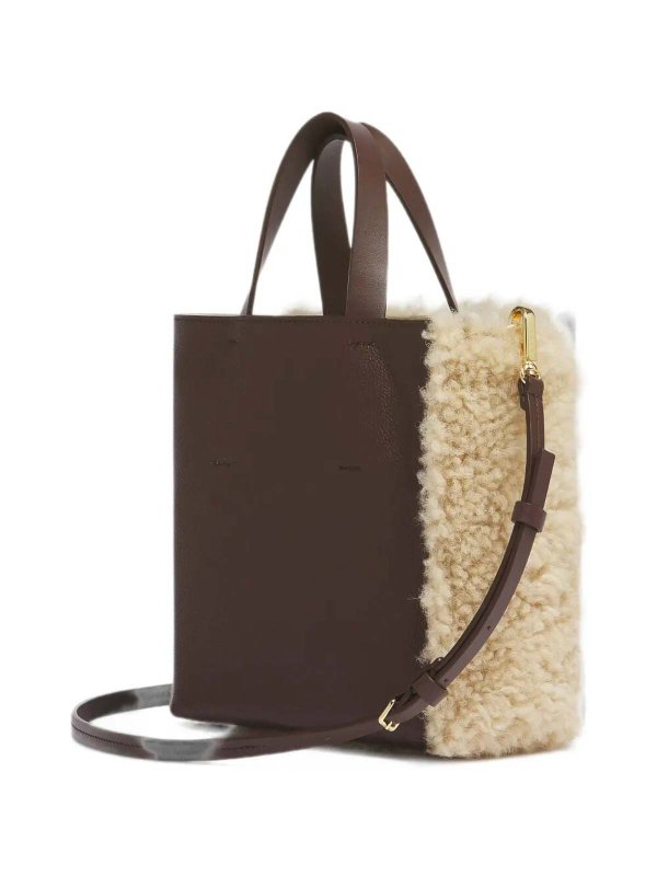 The Best Shops Marni: totes bags - museo soft mini montone
