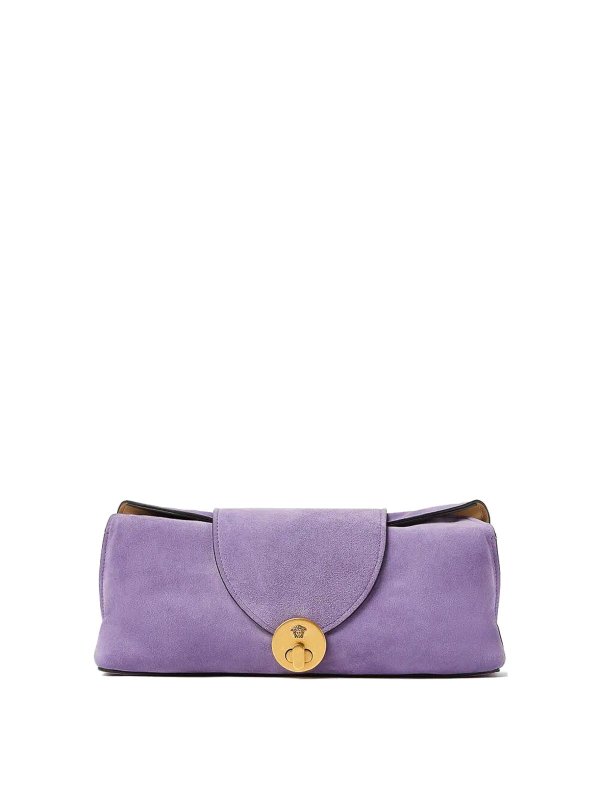 VERSACE: Clutch - Pochette - Rose