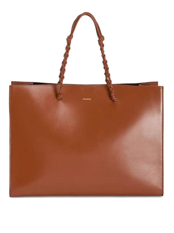 JIL SANDER: Handtaschen - Shopper - Braun