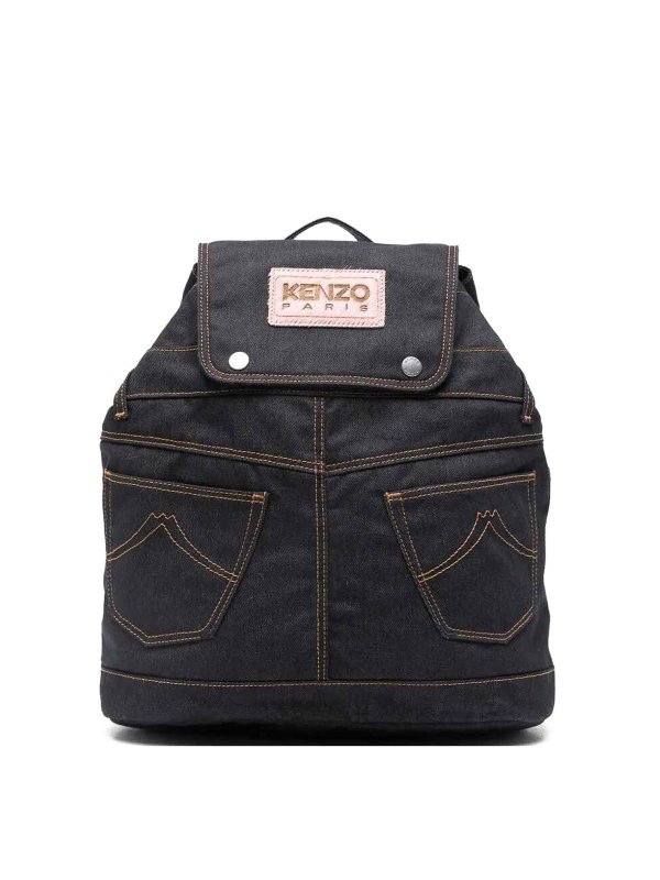 KENZO: zaini - Zaino cinque tasche