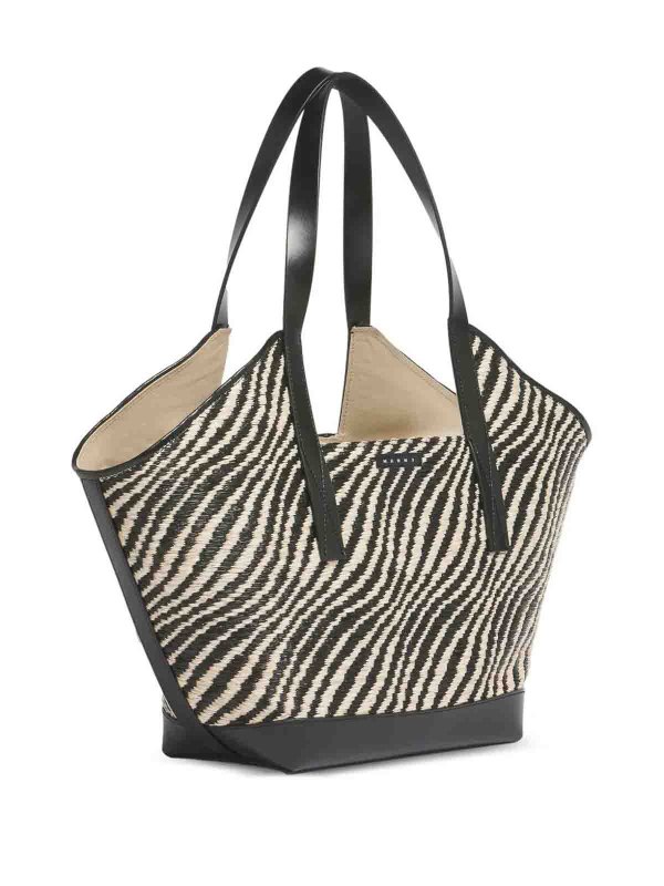 Marni: Handtaschen online - Shopper - Schwarz