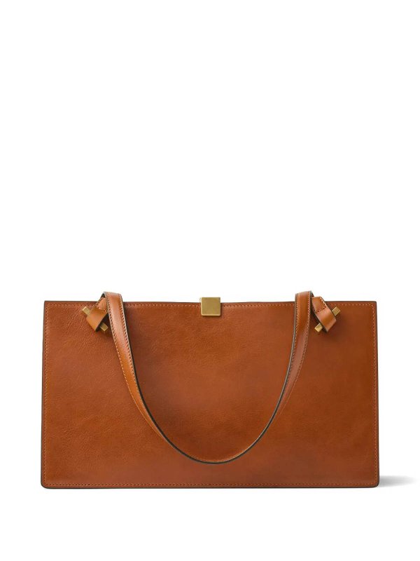 VERSACE: Handtaschen online - Shopper - Braun