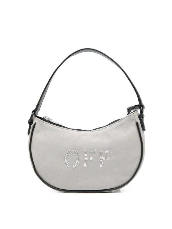 OFF-WHITE: Schultertaschen - Schultertasche - Grau