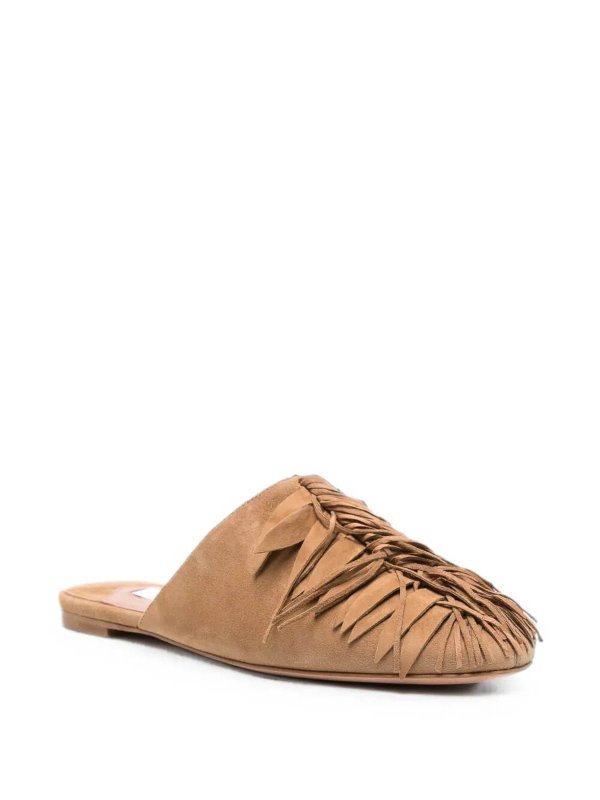 フラットシューズ - ブラウン shop online: Aquazzura