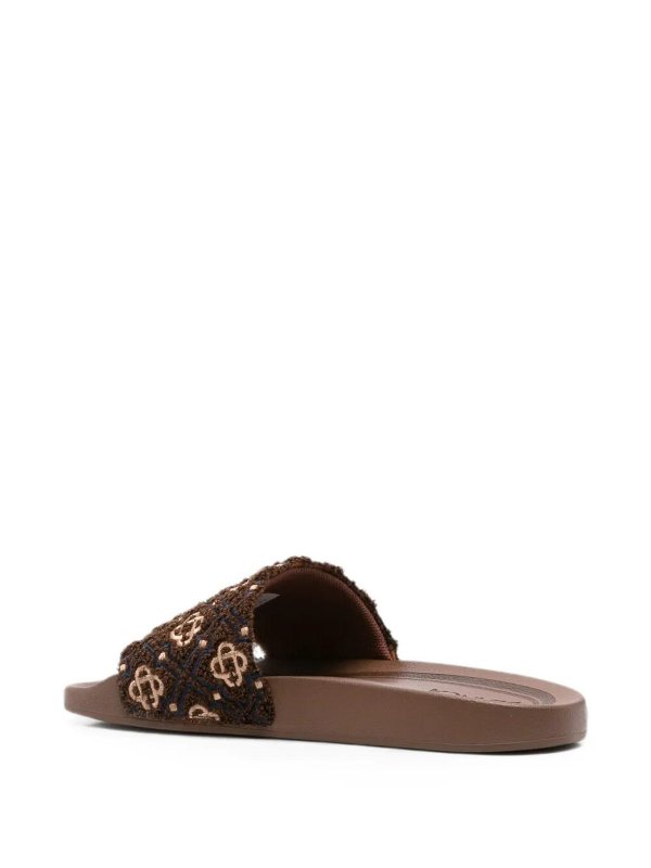 The Best Shops CASABLANCA: flip flops - Monogram Pool Slider