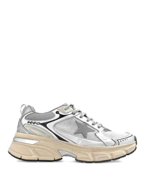 GOLDEN GOOSE: Chaussures de sport - Baskets - Gris