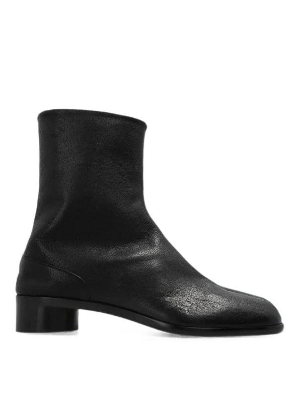 Maison Margiela: ブーティー - アンクルブーツ - 黒