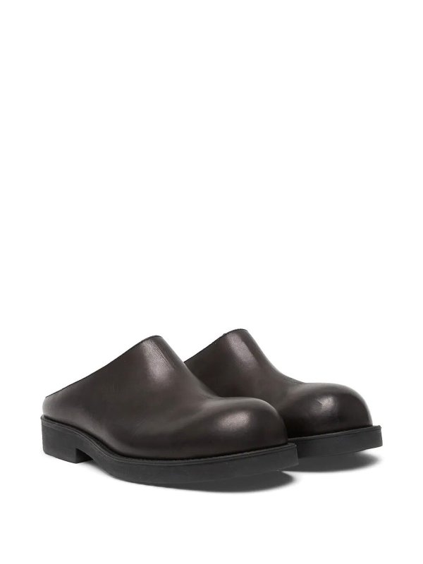 The Best Shops MM6 MAISON MARGIELA: ロファー＆スリッパ - スリッパ - 黒