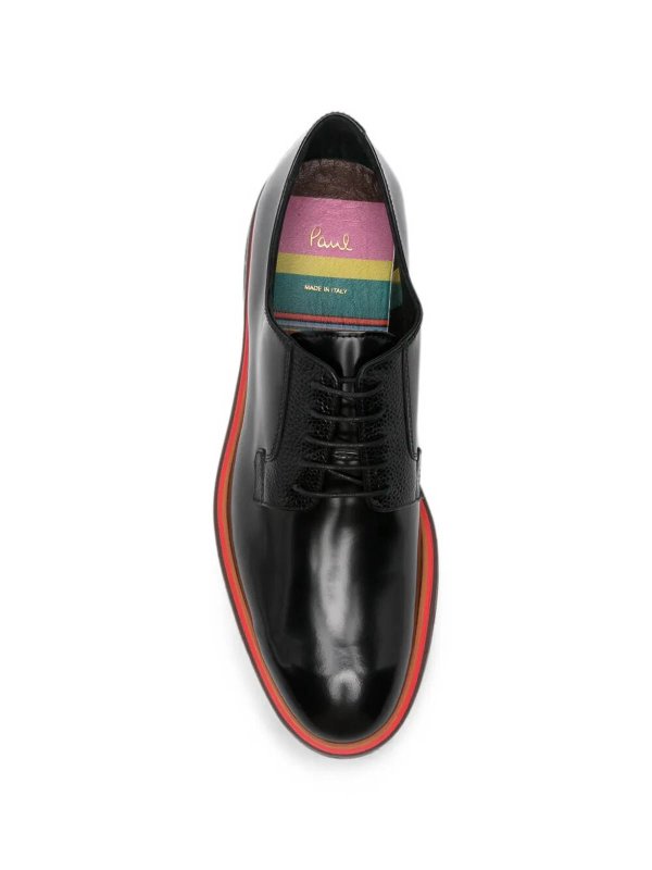 The Best Shops PAUL SMITH: レースアップシューズ - 編み上げ靴 - 黒