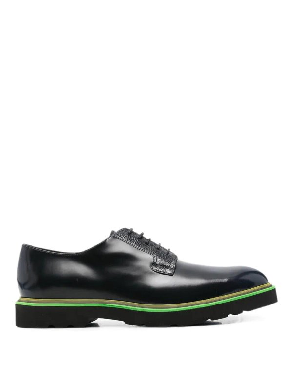 PAUL SMITH: レースアップシューズ - 編み上げ靴 - ブルー