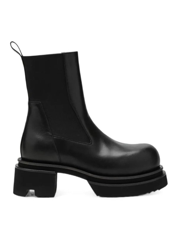 RICK OWENS: ブーツ - ブーツ - 黒