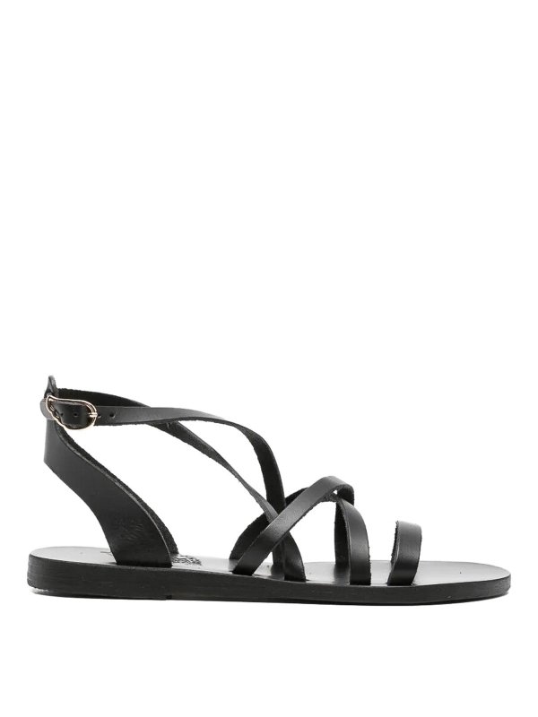ANCIENT GREEK SANDALS: フラットシューズ - フラットシューズ - 黒