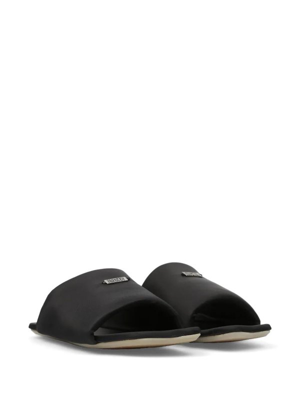 The Best Shops MM6 MAISON MARGIELA: フラットシューズ - フラットシューズ - 黒