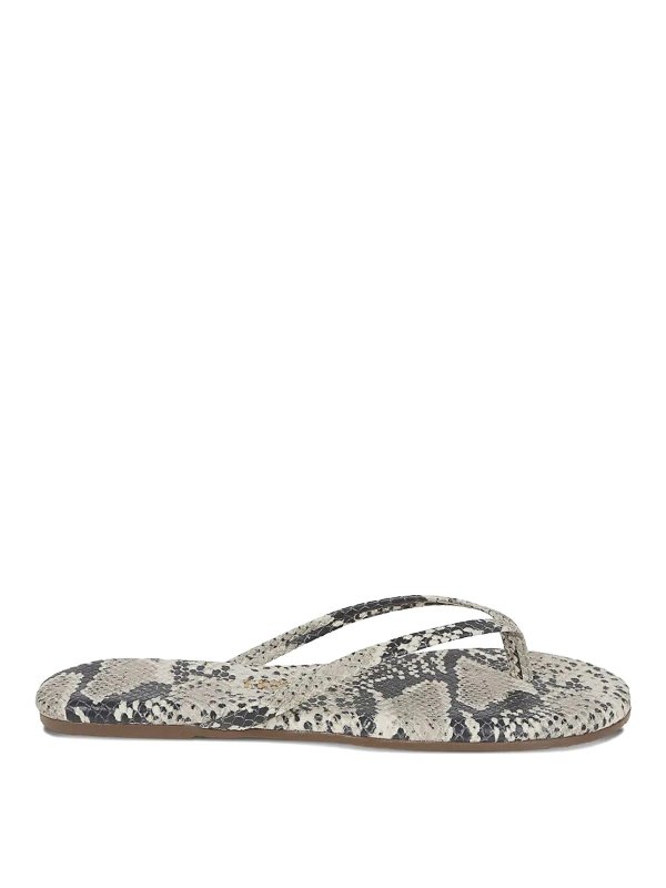 TKEES: flip flops - Phyton Printed Flip Flops