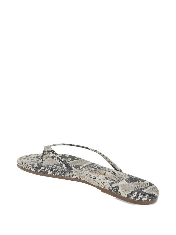 TKEES: flip flops online - Phyton Printed Flip Flops