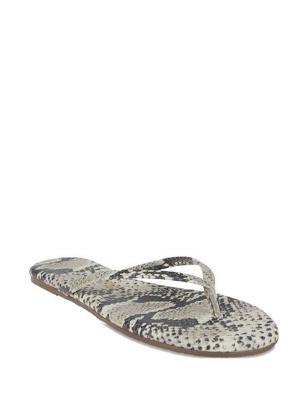 The Best Shops TKEES: flip flops - Phyton Printed Flip Flops