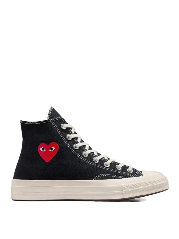 Comme des Garçons Play: スニーカー - スニーカー - 黒