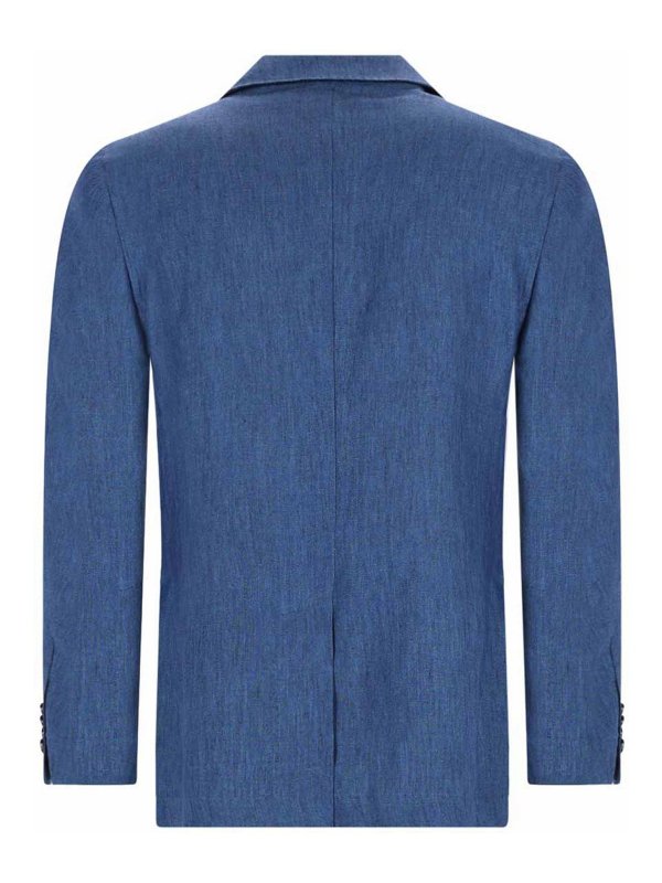 The Best Shops 120% LINO: blazers - Single-breasted linen jacket