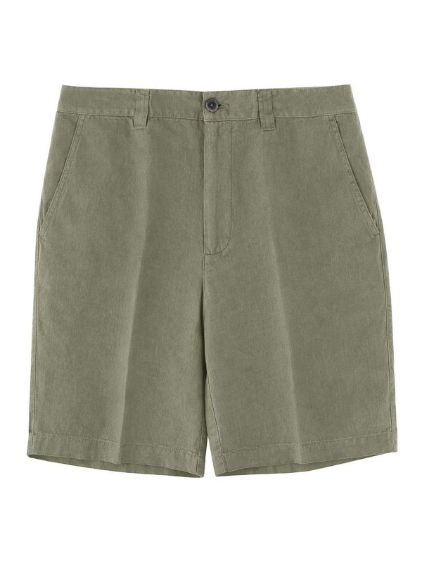120% LINO: トラウザーショーツ - ショートパンツ - 緑