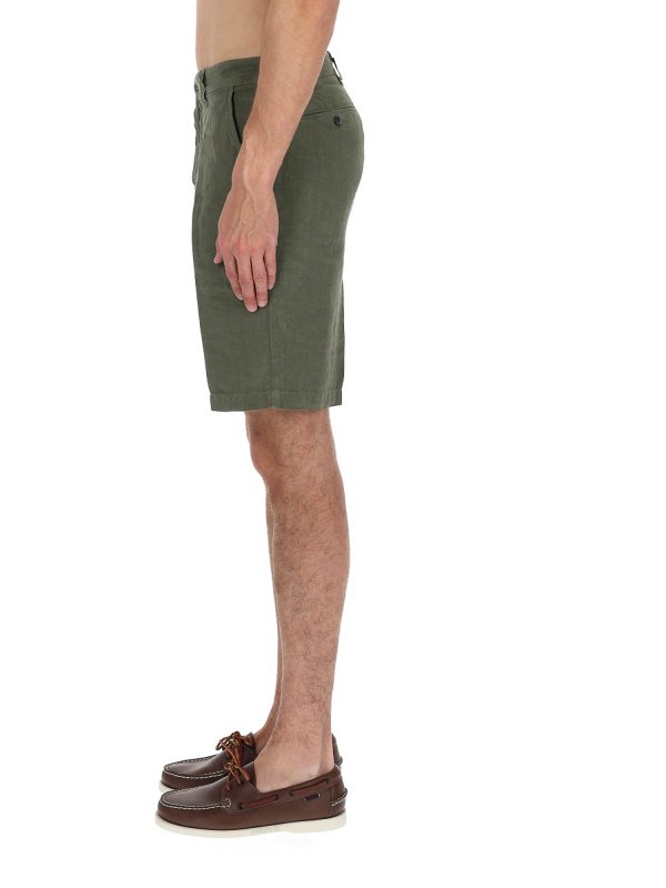 ショートパンツ - 緑 shop online: 120% LINO