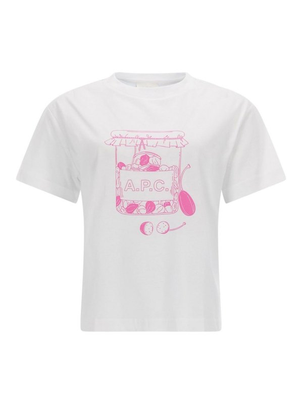 A.P.C.: Camisetas - Camiseta - Blanco