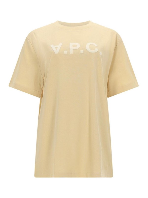 A.P.C.: Camisetas - Camiseta - Beis