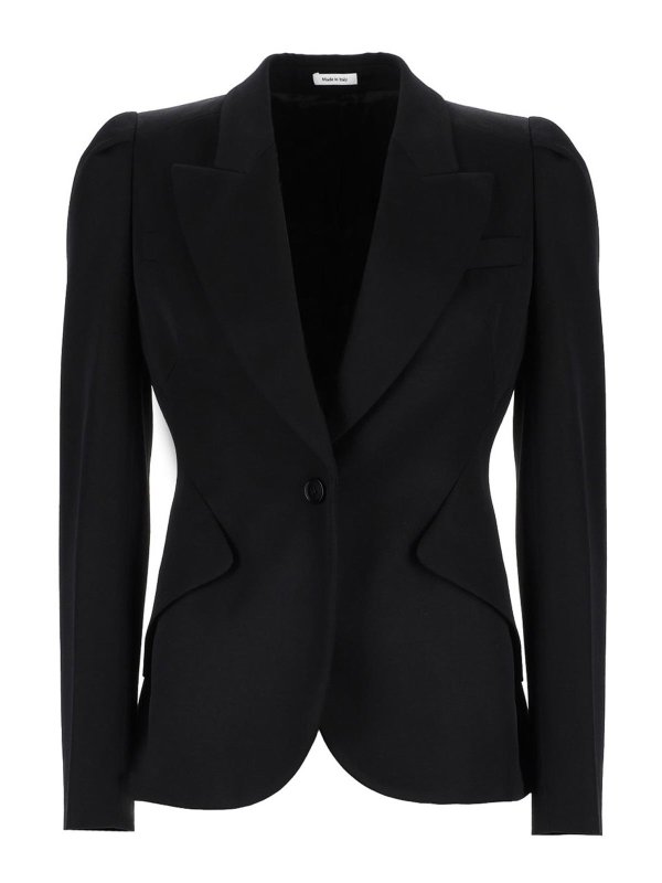 ALEXANDER MCQUEEN: Blazer - Blazer - Negro