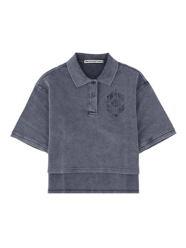 ALEXANDER WANG: camicie - Polo Con Logo