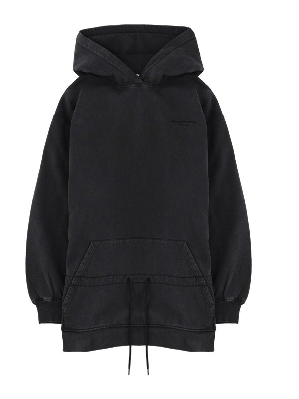 T BY ALEXANDER WANG: ショートドレス - ショートドレス - 黒