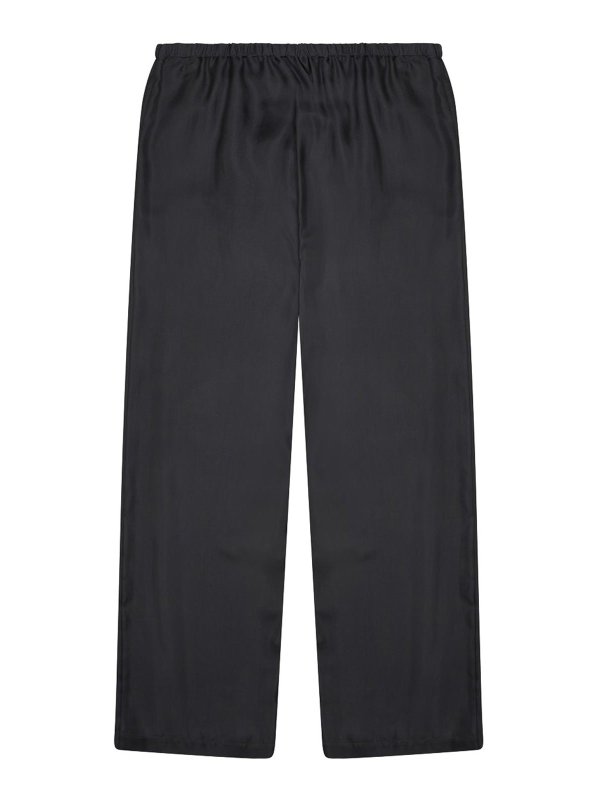 ALYSI: casual trousers online - Wide trousers with drawstring