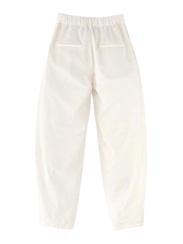 ALYSI: Tailored & Formal trousers online - Silk Tailored Pants