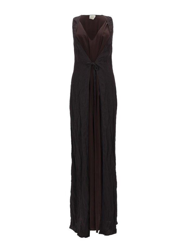 ALYSI: Maxi robe - Maxi Robe - Marron