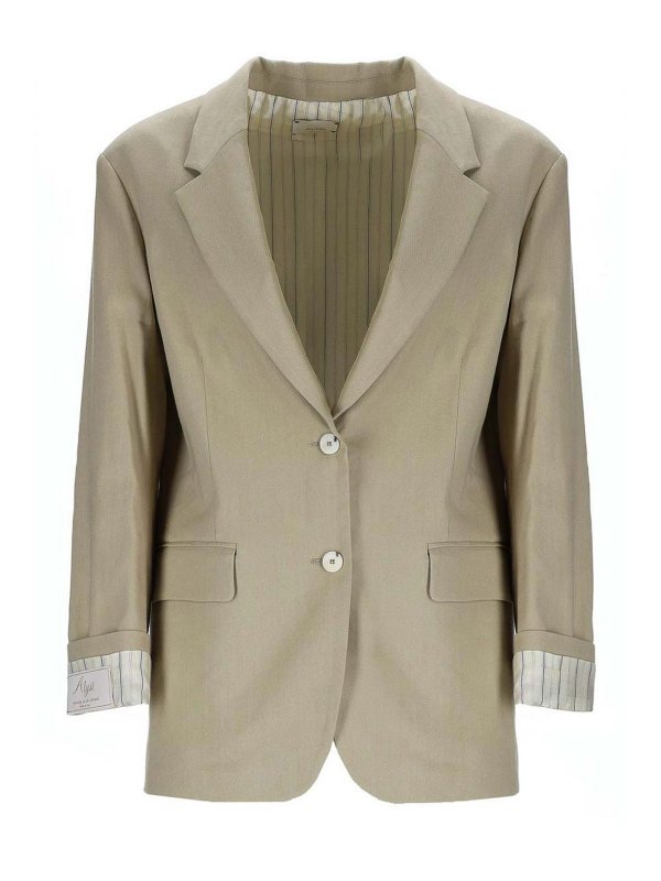 ALYSI: Blazer - Blazer - Beis