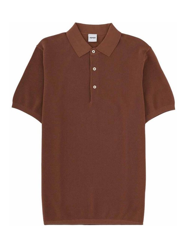 ASPESI: Camisas - Camisa - Marrón