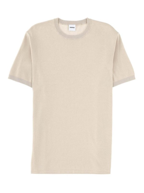 ASPESI: Camisetas - Camiseta - Beis