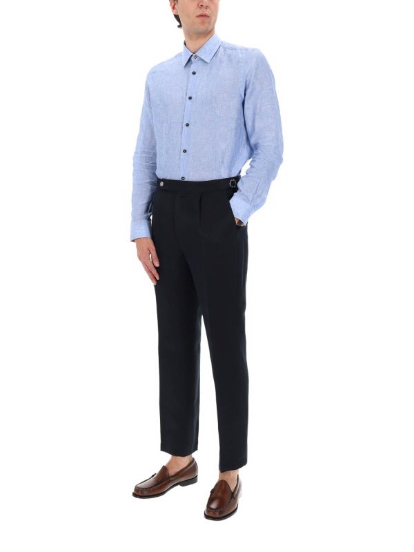Hugo Boss: テーラードトラウザー online - テーラードパンツ - ブルー