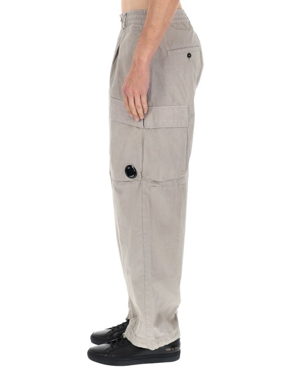 The Best Shops C.P. COMPANY: pantaloni casual - Pantalone Cargo Con Patch Logo