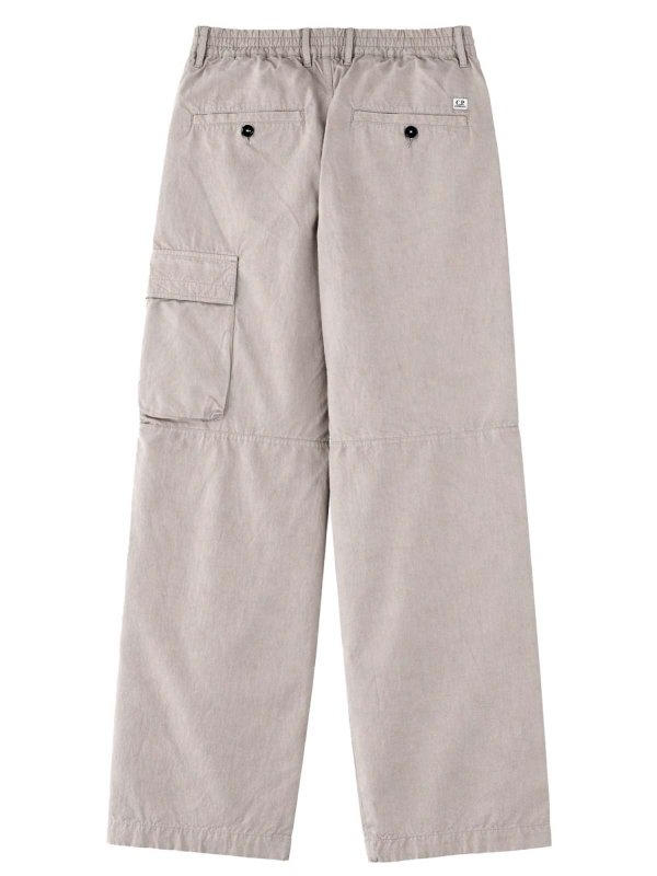 The Best Shops C.P. COMPANY: Pantalone Cargo Con Patch Logo