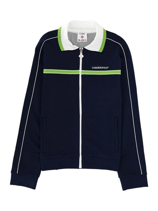 CASABLANCA: Sudaderas y suéteres - Sudadera - Azul